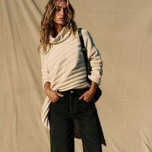 Free People Cream Sweater